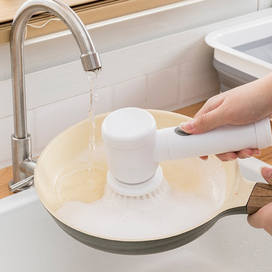 Spin&Clean™ – wielofunkcyjna elektryczna szczotka czyszcząca 5w1 do kuchni i łazienki